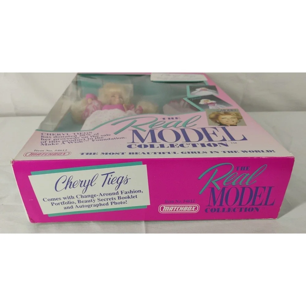 Vintage NIB Matchbox 1989 The Real Model‎ Collection Cheryl Tiegs Doll #54612